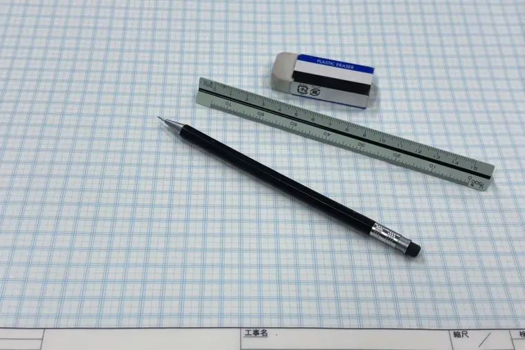 図面作成の様子