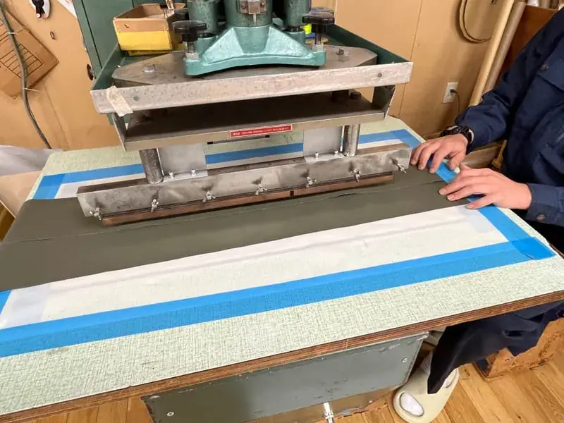 図面作成の作業写真