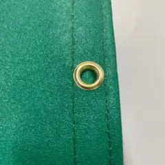 ハトメ加工のサンプル